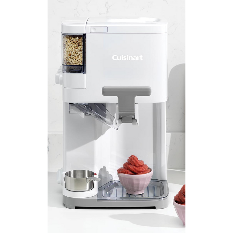 Máquina de Sorvete e Gelato Cuisinart 2,5L Cremoso Fácil e Pronto em 20 Minutos (Rende 10 porções) + LIVRO DE RECEITAS | ENVIO NACIONAL