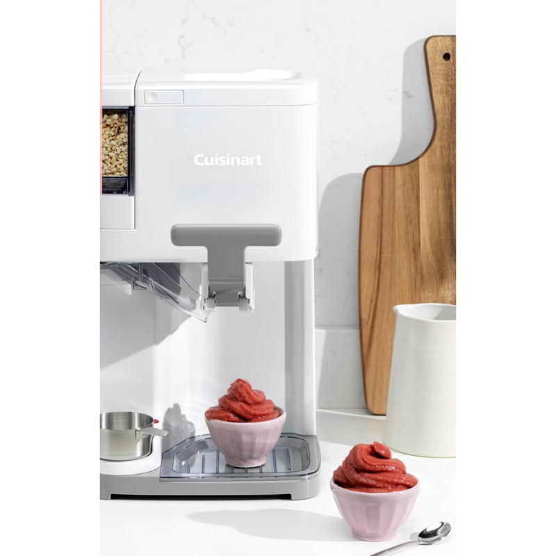 Máquina de Sorvete e Gelato Cuisinart 2,5L Cremoso Fácil e Pronto em 20 Minutos (Rende 10 porções) + LIVRO DE RECEITAS | ENVIO NACIONAL