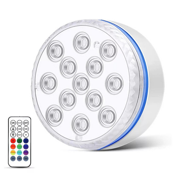 Luminária de Led Subaquática com Sucção para Piscina