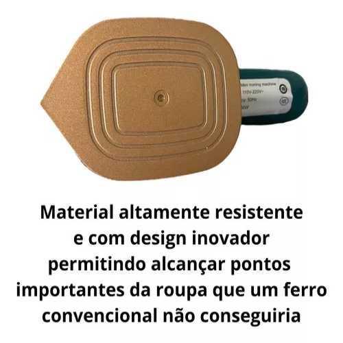 Mini Ferro De Passar Roupa Cabe Na Mala Bolsa Viagem Bivolt